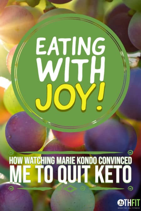 Marie Kondo was my inspiration to quit keto and start eating with joy. Healthy and nutritious foods can be a part of a variety of diet types. Keto works for many people, it was not the right solution for me.